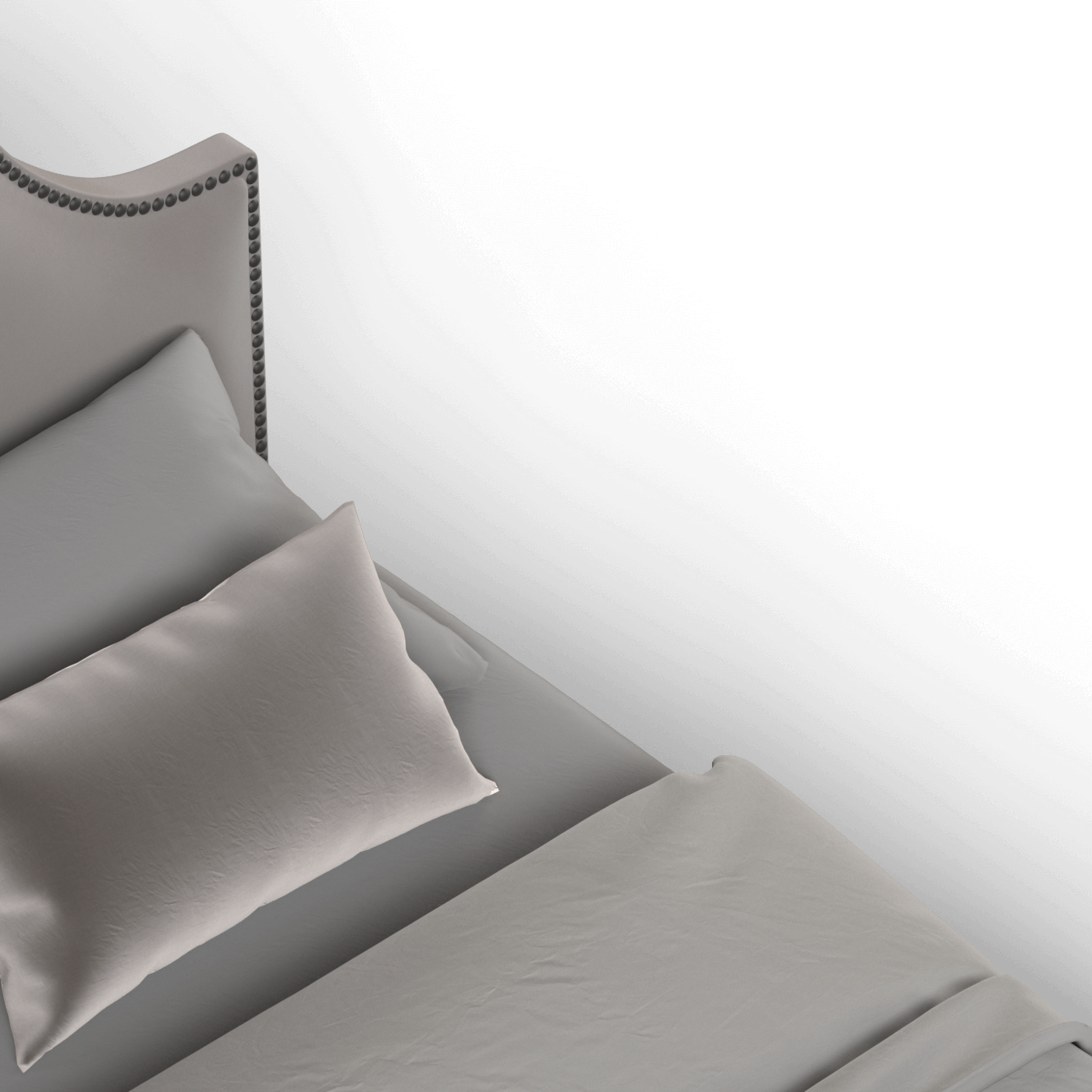 Ariana Double Bed with Elegant Headboard