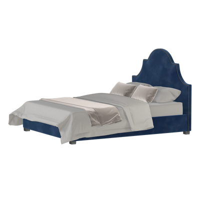 Ariana Double Bed with Elegant Headboard