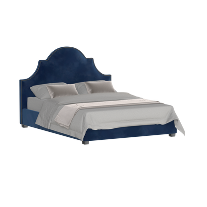 Ariana Double Bed with Elegant Headboard