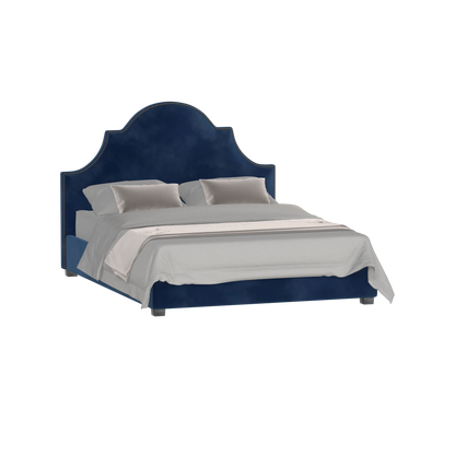 Ariana Double Bed with Elegant Headboard