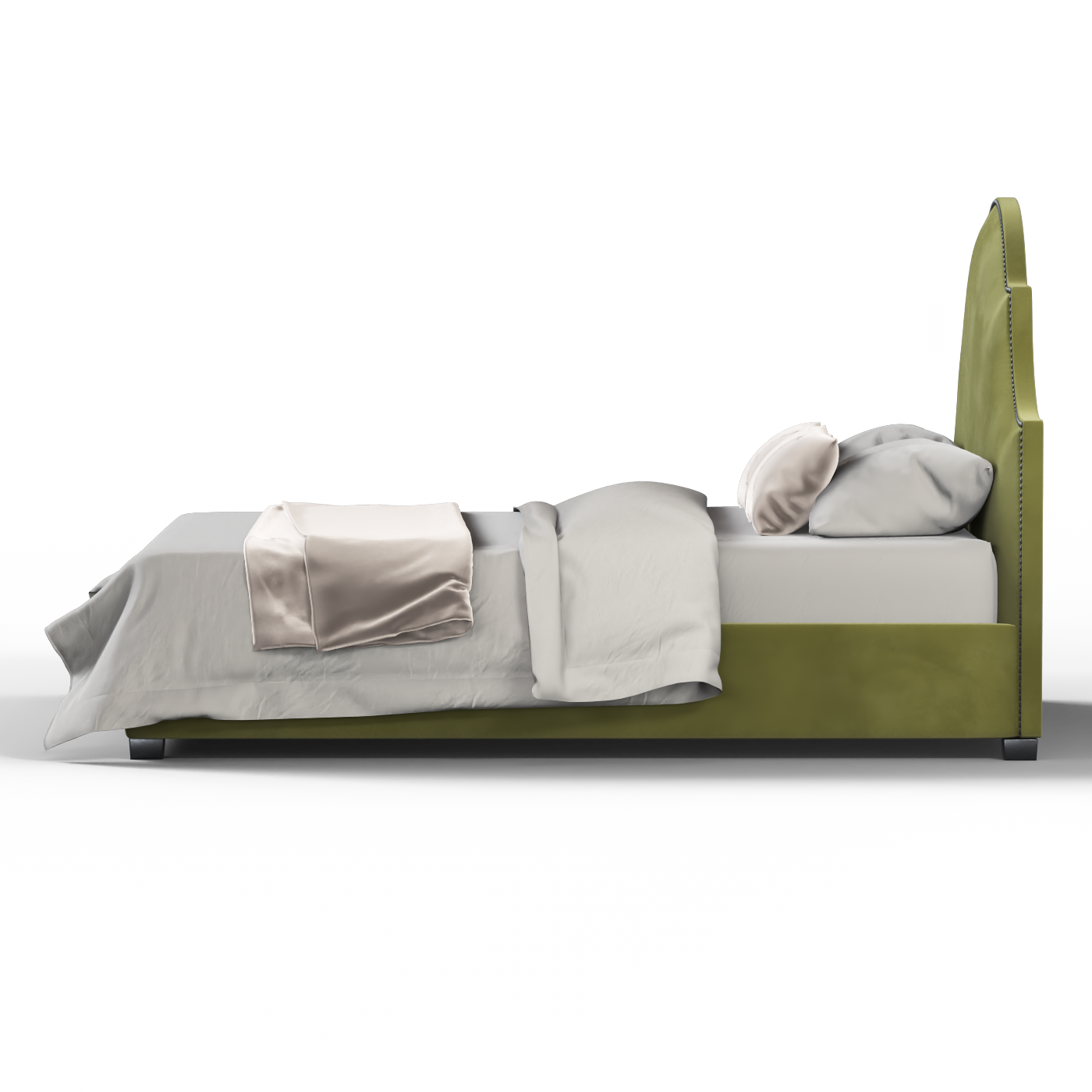 Ariana Double Bed with Elegant Headboard