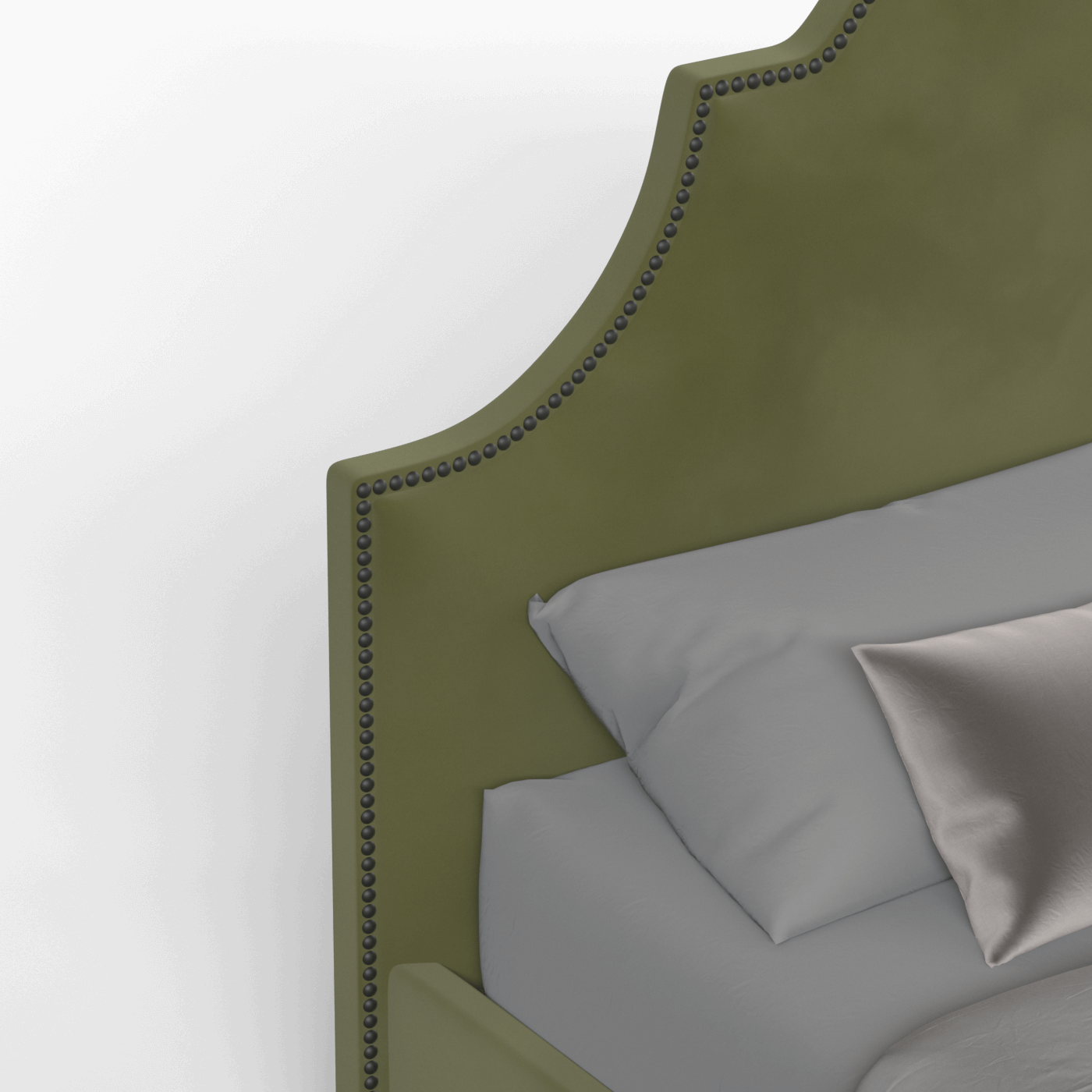 Ariana Double Bed with Elegant Headboard