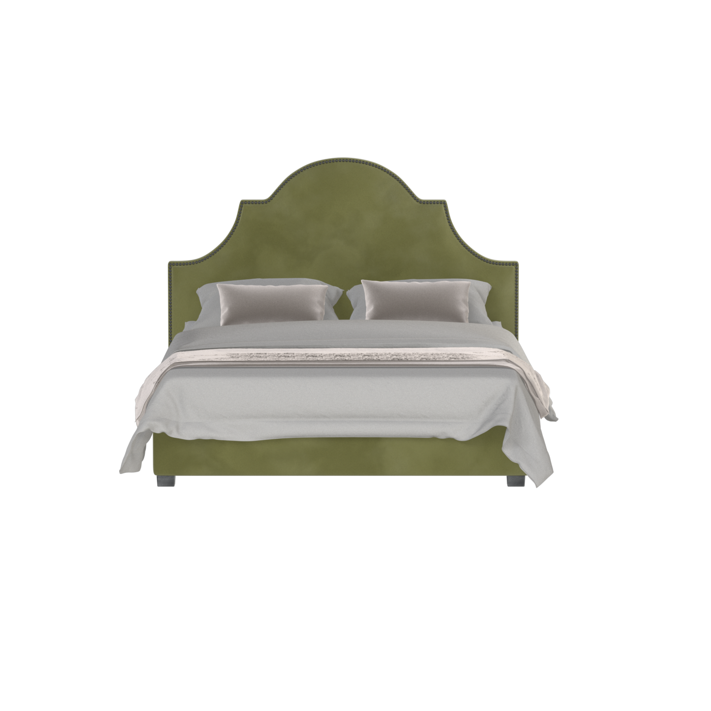 Ariana Double Bed with Elegant Headboard