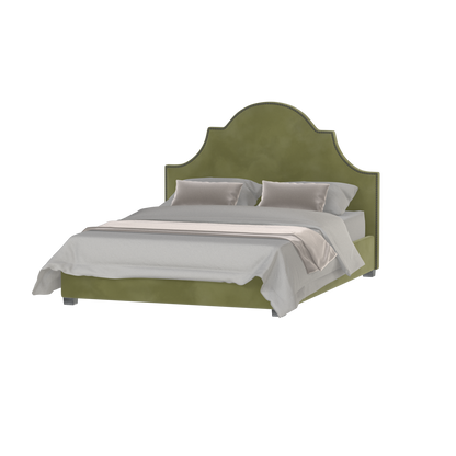 Ariana Double Bed with Elegant Headboard