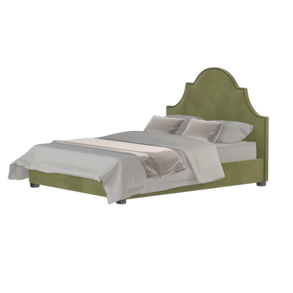 Ariana Double Bed with Elegant Headboard