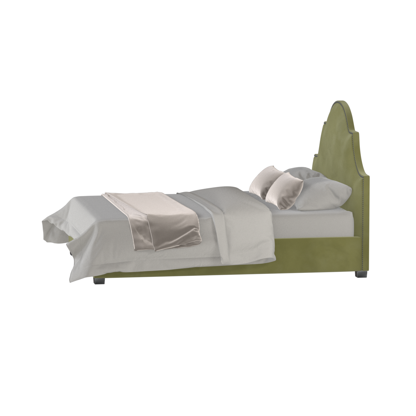 Ariana Double Bed with Elegant Headboard