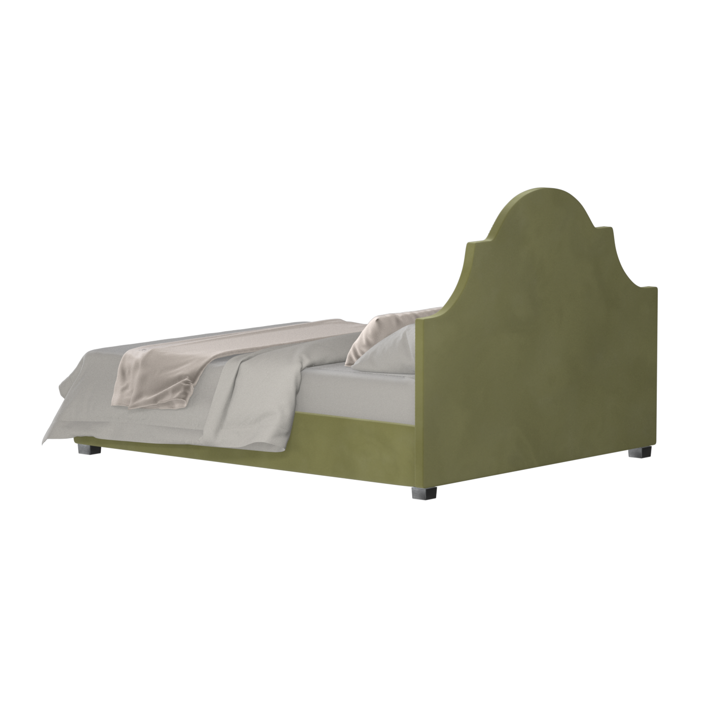 Ariana Double Bed with Elegant Headboard