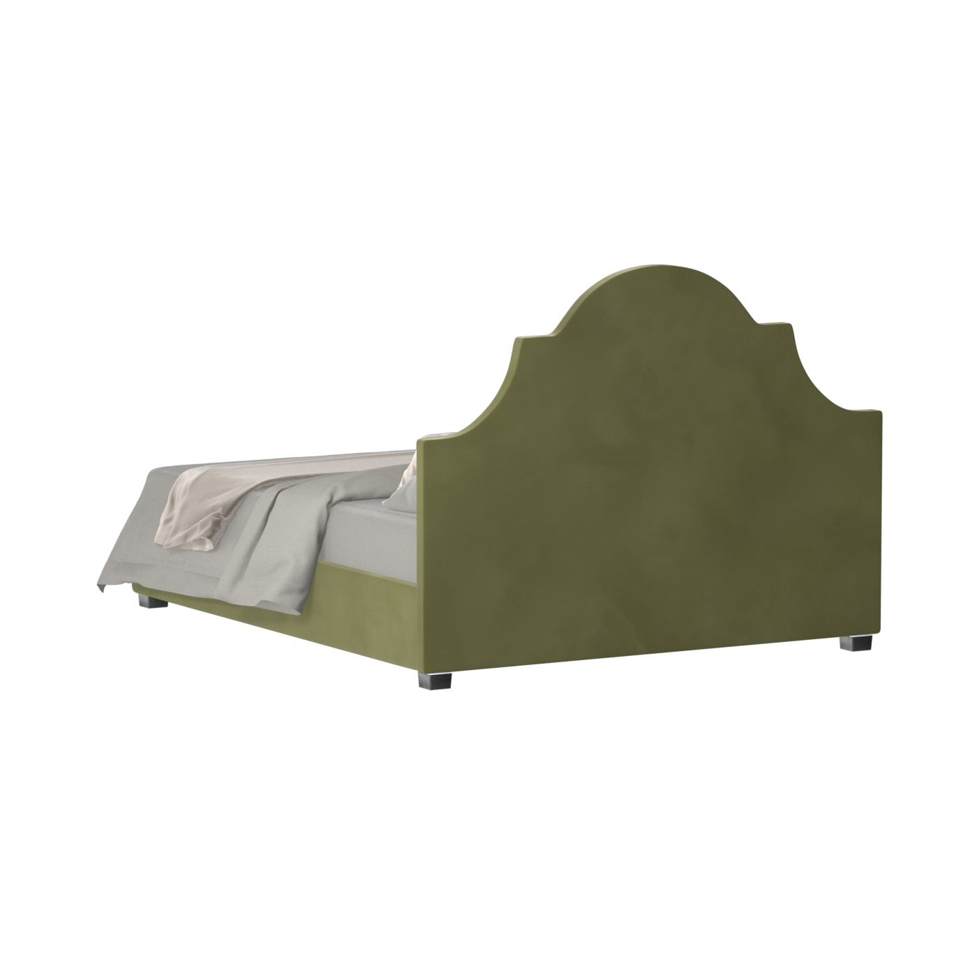 Ariana Double Bed with Elegant Headboard