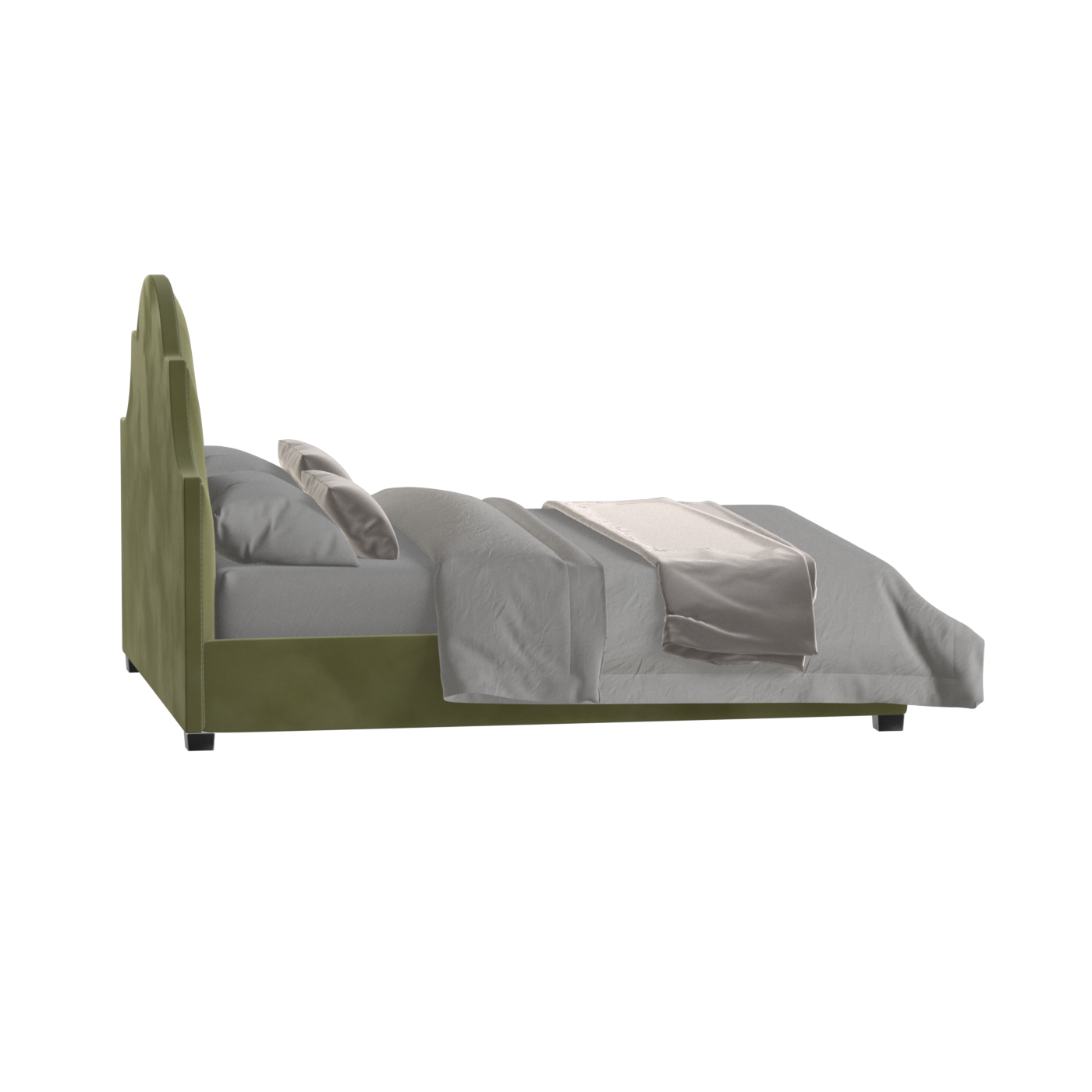 Ariana Double Bed with Elegant Headboard