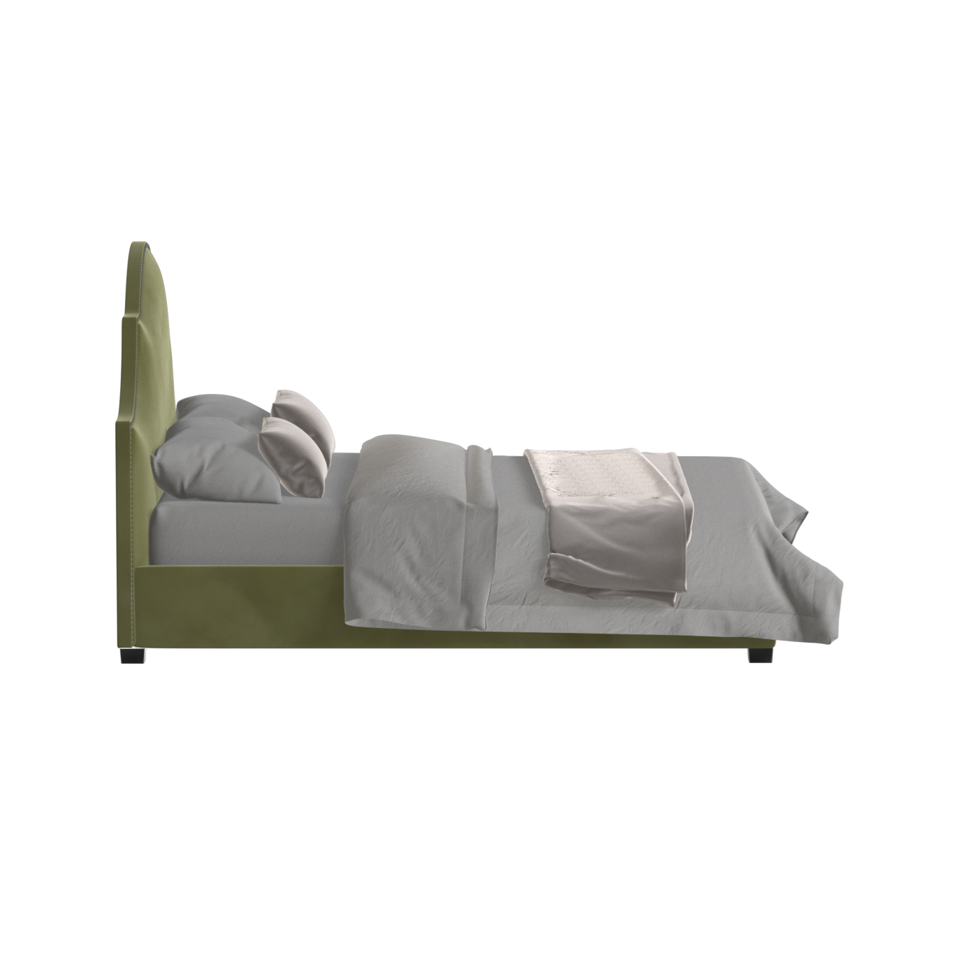 Ariana Double Bed with Elegant Headboard