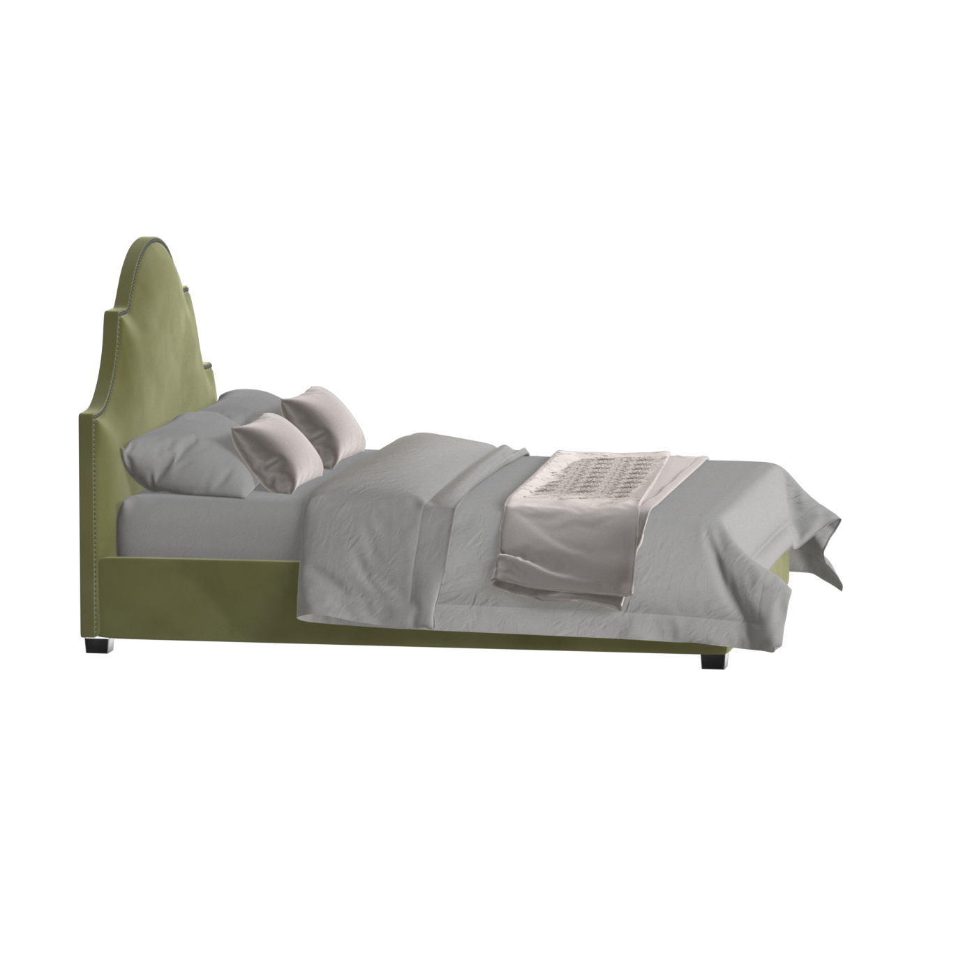Ariana Double Bed with Elegant Headboard