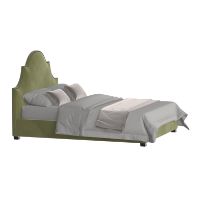 Ariana Double Bed with Elegant Headboard