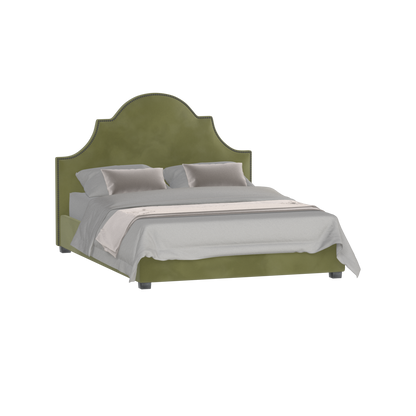 Ariana Double Bed with Elegant Headboard