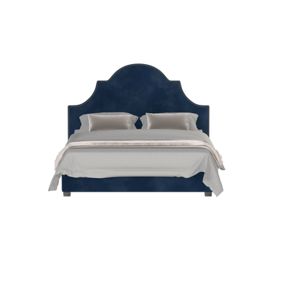 Ariana Double Bed with Elegant Headboard