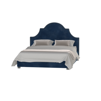 Ariana Double Bed with Elegant Headboard