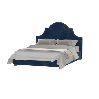 Ariana Double Bed with Elegant Headboard