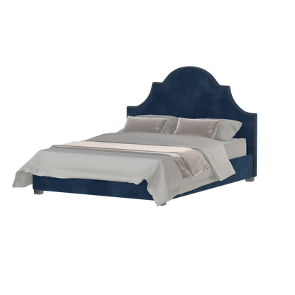Ariana Double Bed with Elegant Headboard