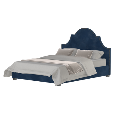 Ariana Double Bed with Elegant Headboard