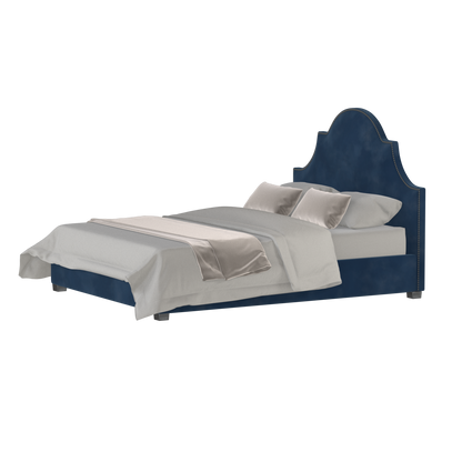 Ariana Double Bed with Elegant Headboard