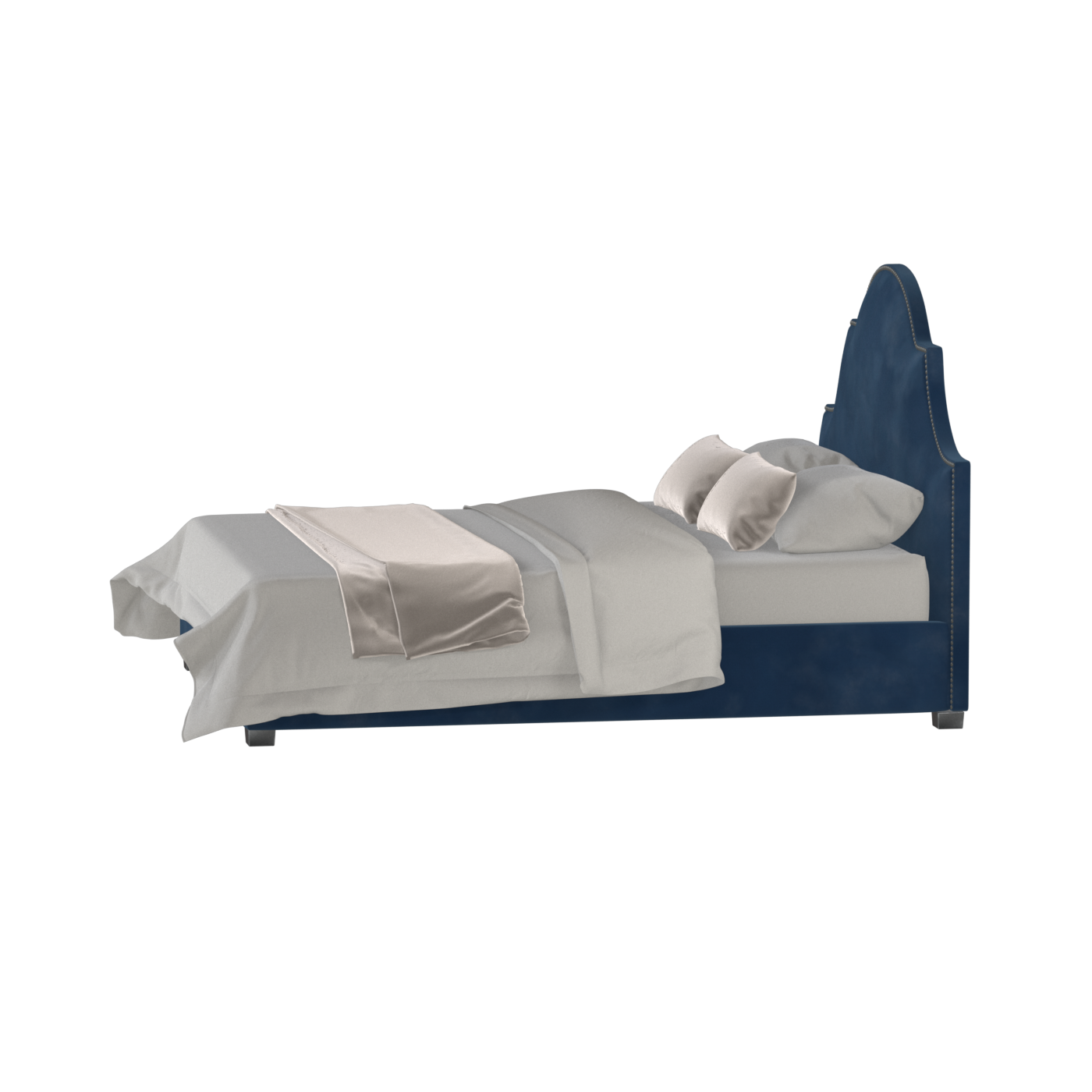 Ariana Double Bed with Elegant Headboard
