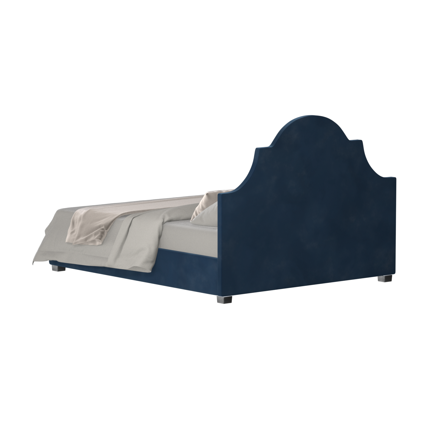 Ariana Double Bed with Elegant Headboard