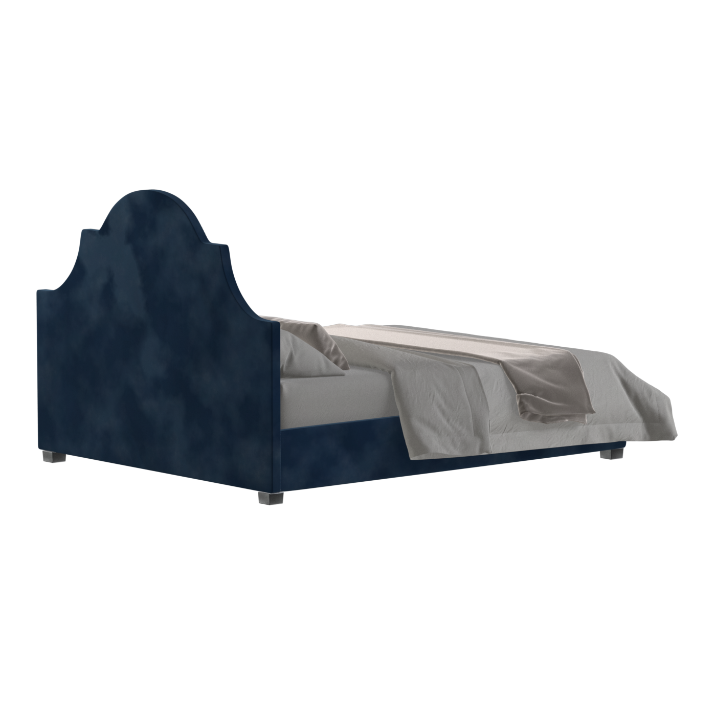 Ariana Double Bed with Elegant Headboard