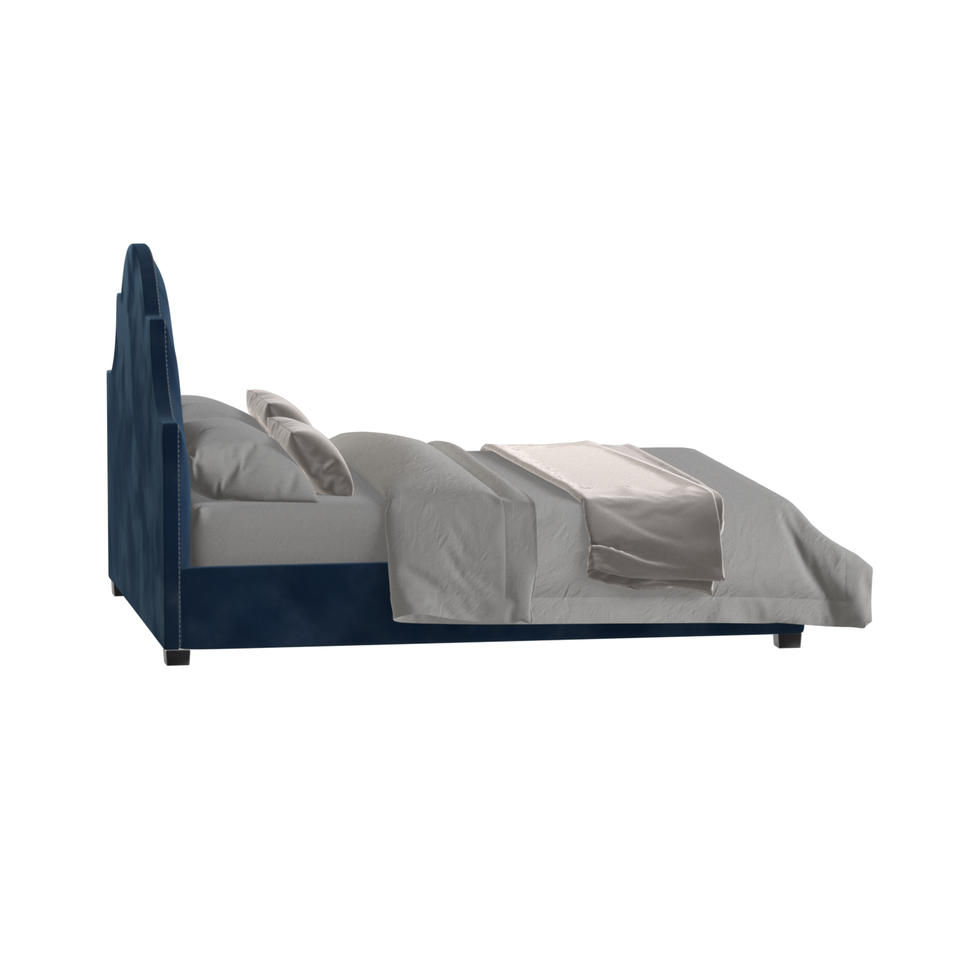 Ariana Double Bed with Elegant Headboard