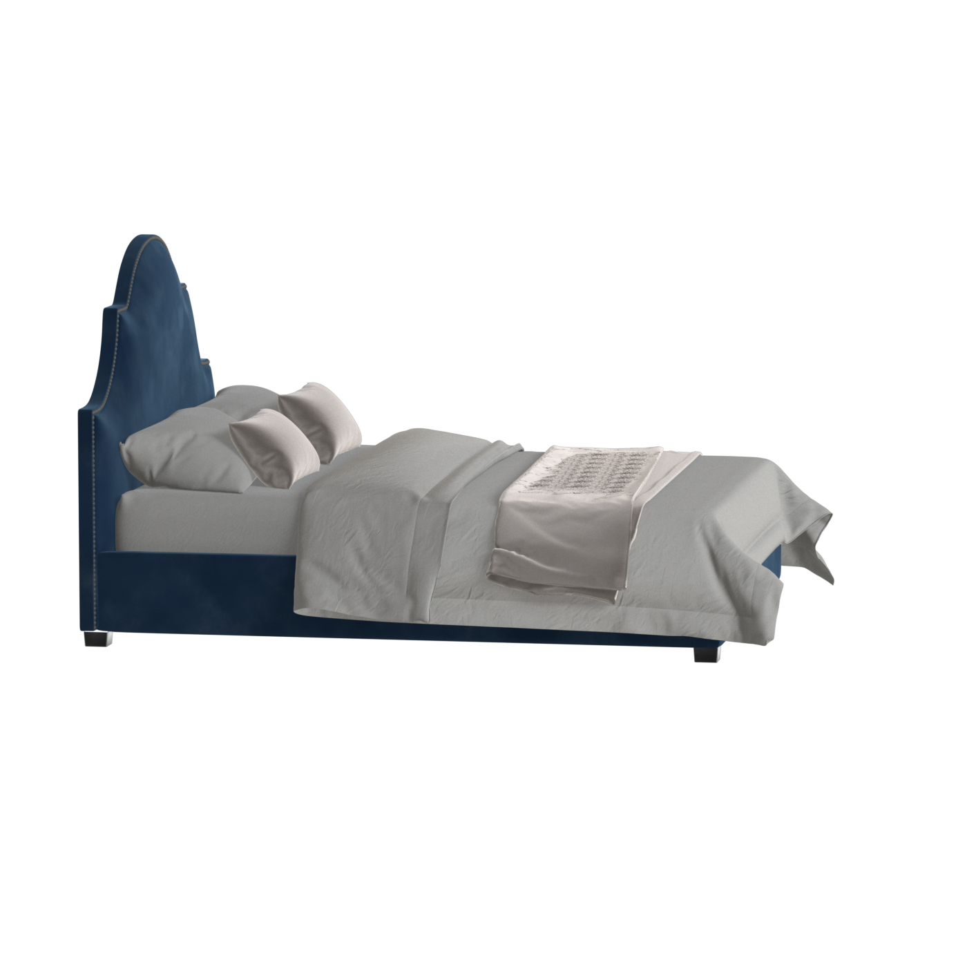 Ariana Double Bed with Elegant Headboard