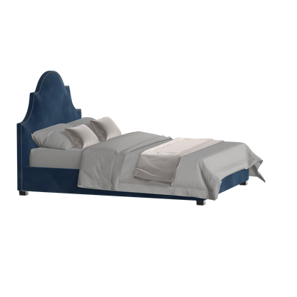Ariana Double Bed with Elegant Headboard