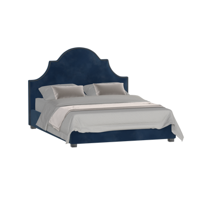 Ariana Double Bed with Elegant Headboard