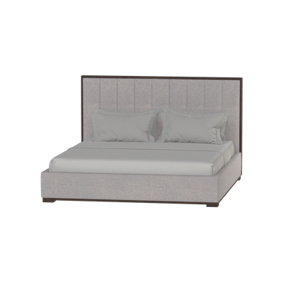Ava Bed with Framed Vertical Headboard Panels