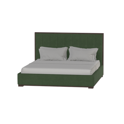 Ava Bed with Framed Vertical Headboard Panels