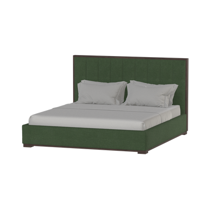 Ava Bed with Framed Vertical Headboard Panels
