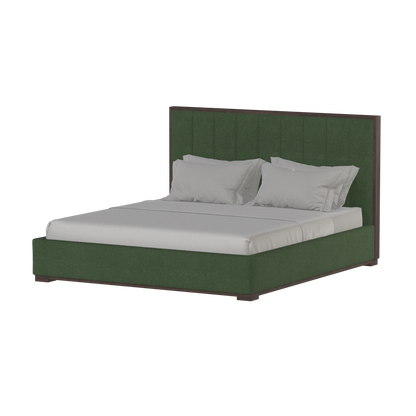 Ava Bed with Framed Vertical Headboard Panels