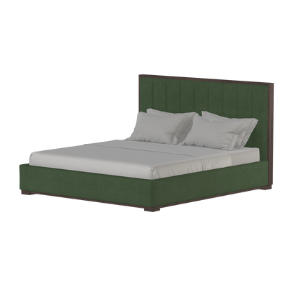 Ava Bed with Framed Vertical Headboard Panels