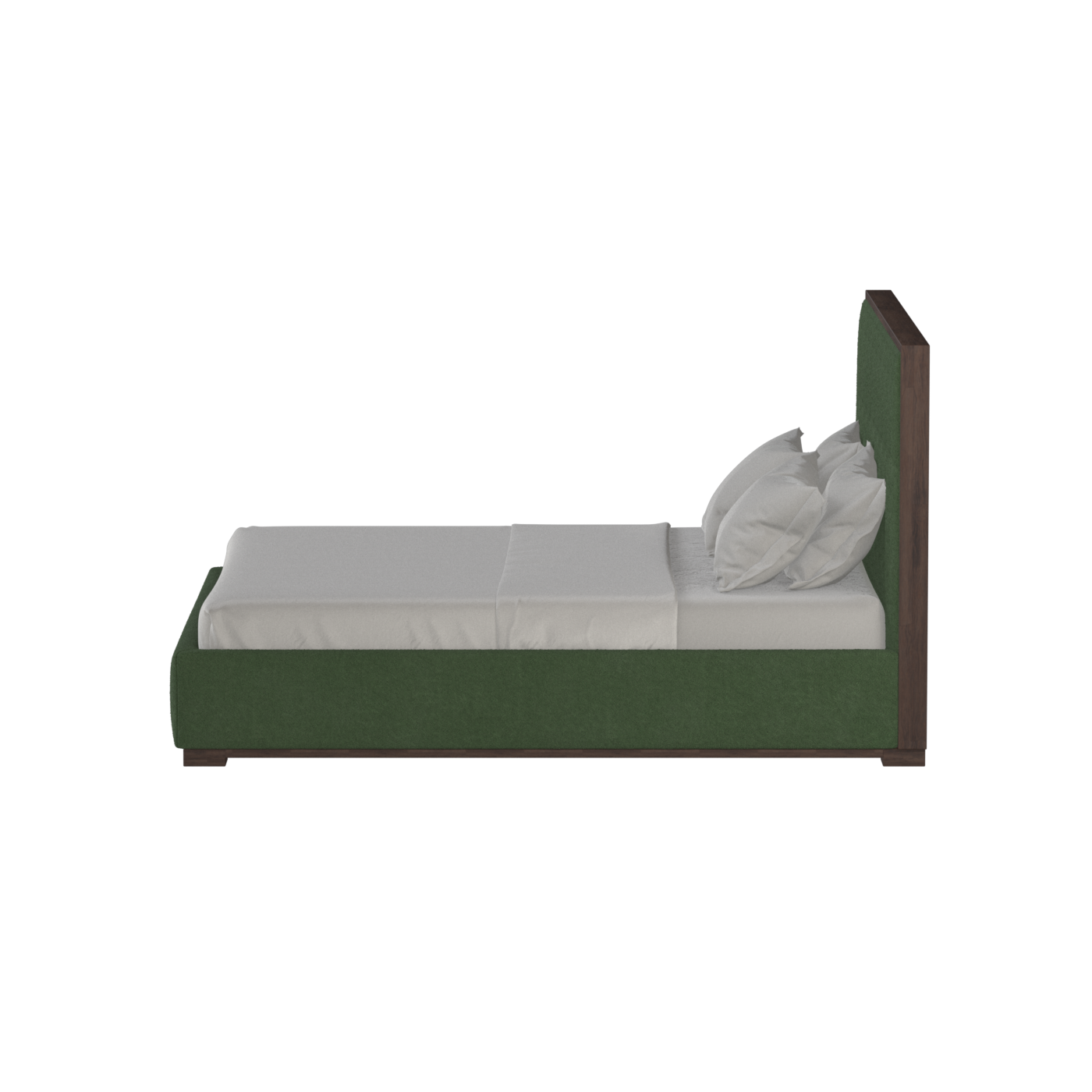 Ava Bed with Framed Vertical Headboard Panels
