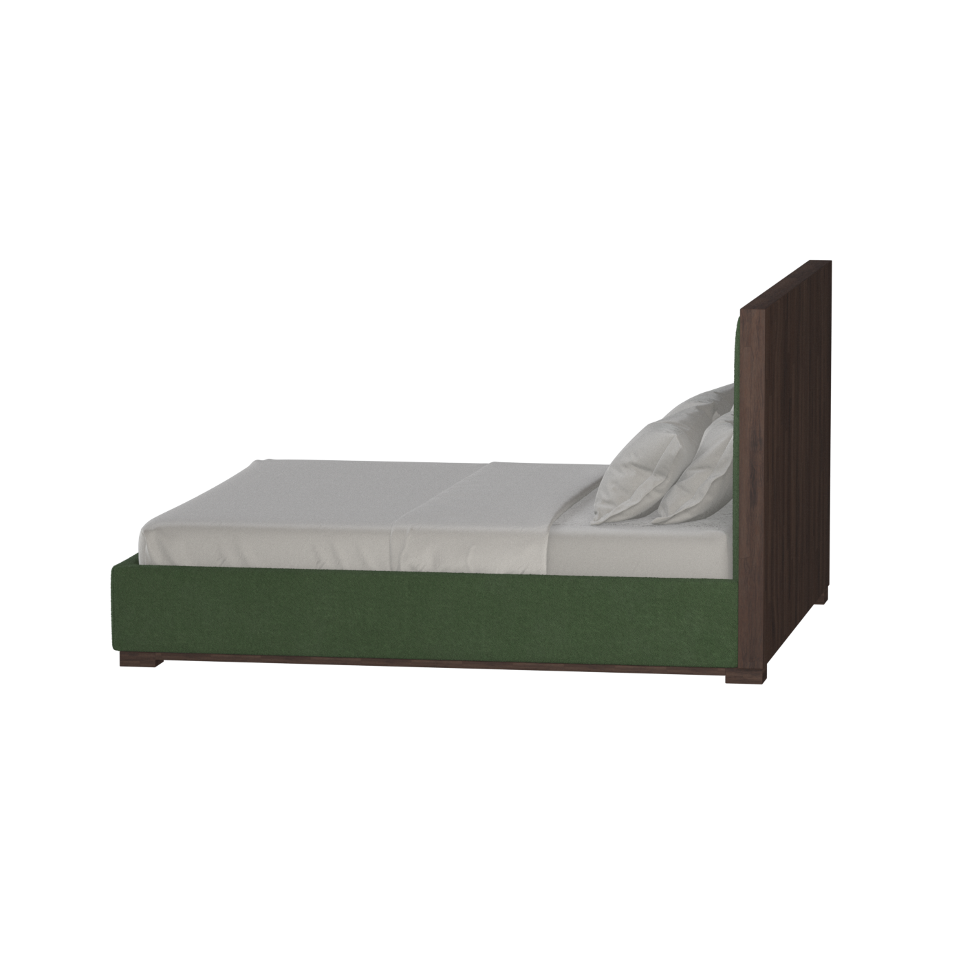 Ava Bed with Framed Vertical Headboard Panels