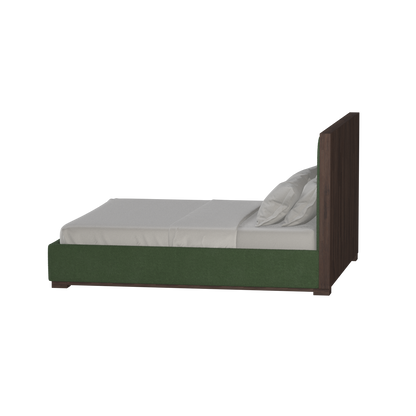 Ava Bed with Framed Vertical Headboard Panels