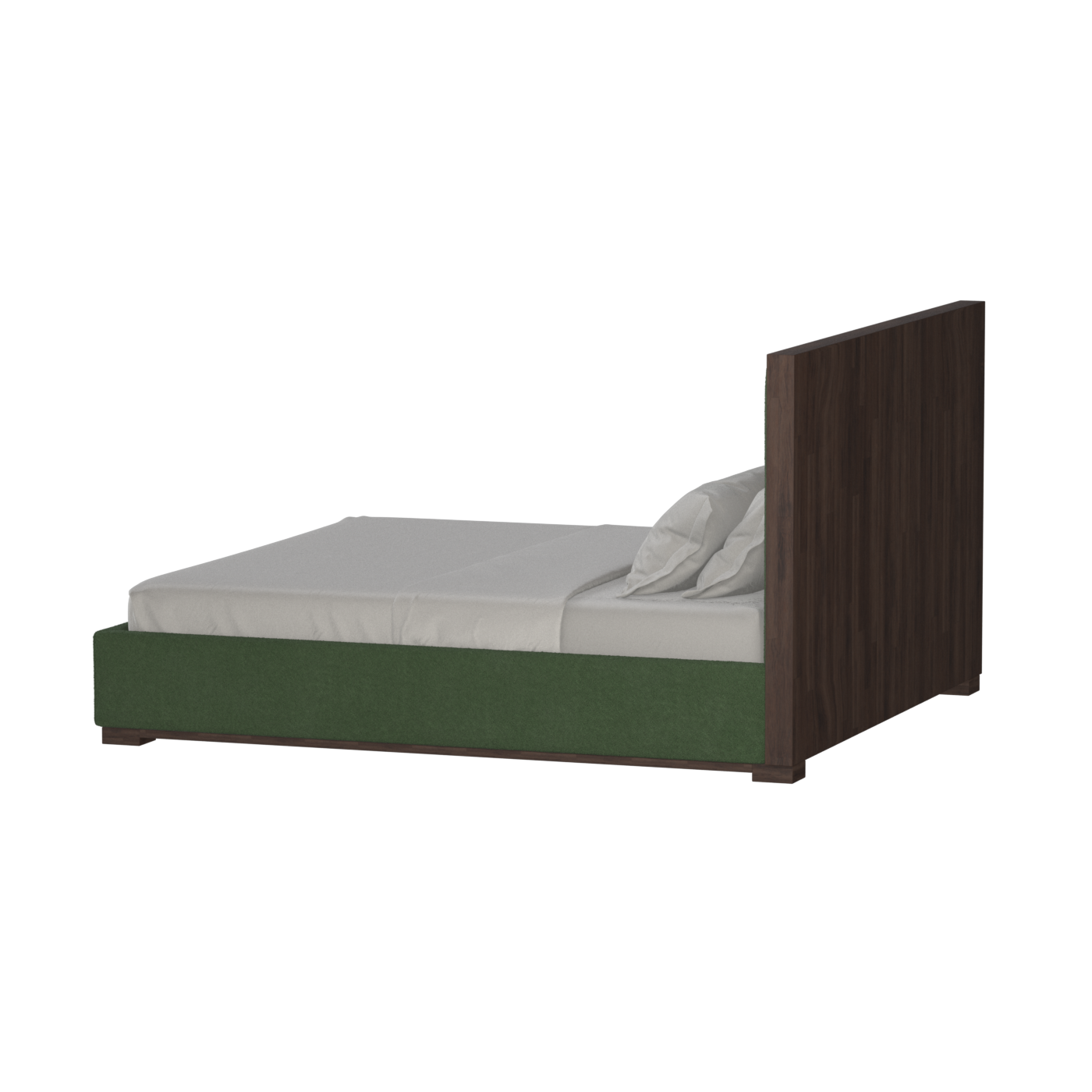 Ava Bed with Framed Vertical Headboard Panels