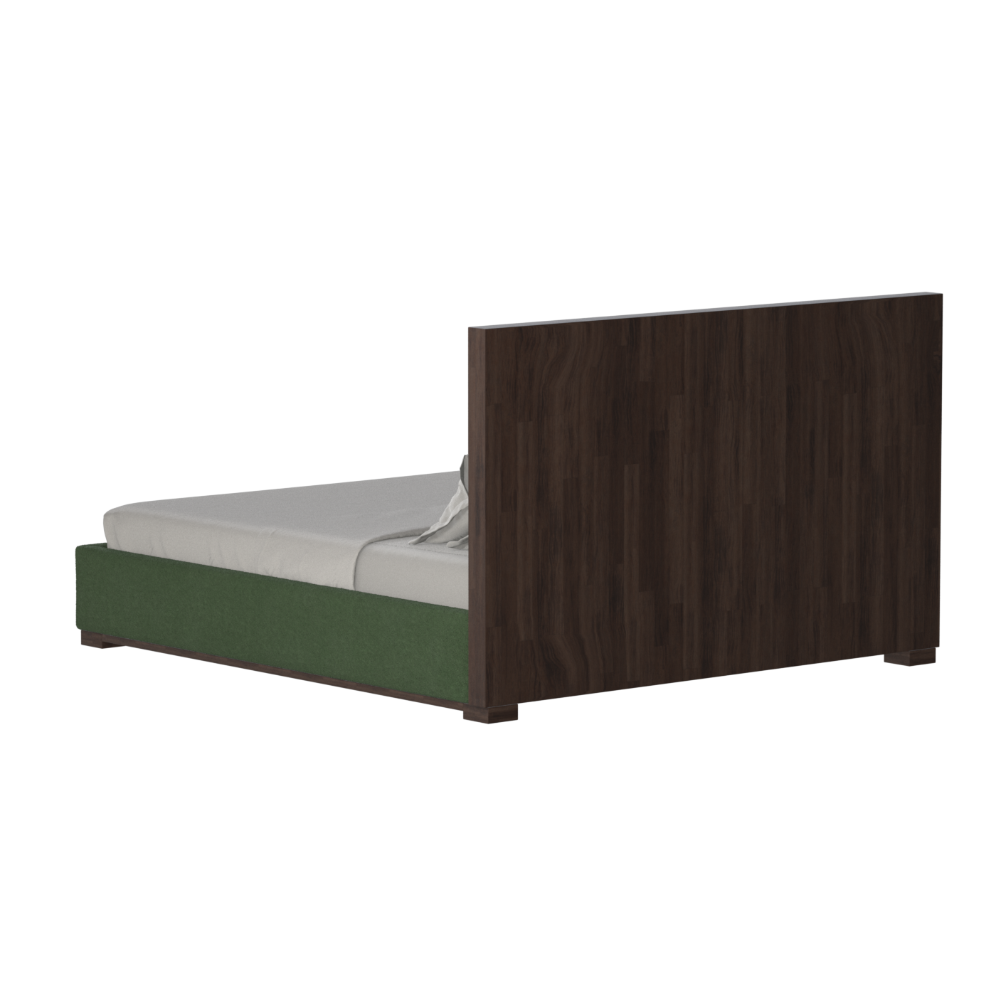 Ava Bed with Framed Vertical Headboard Panels