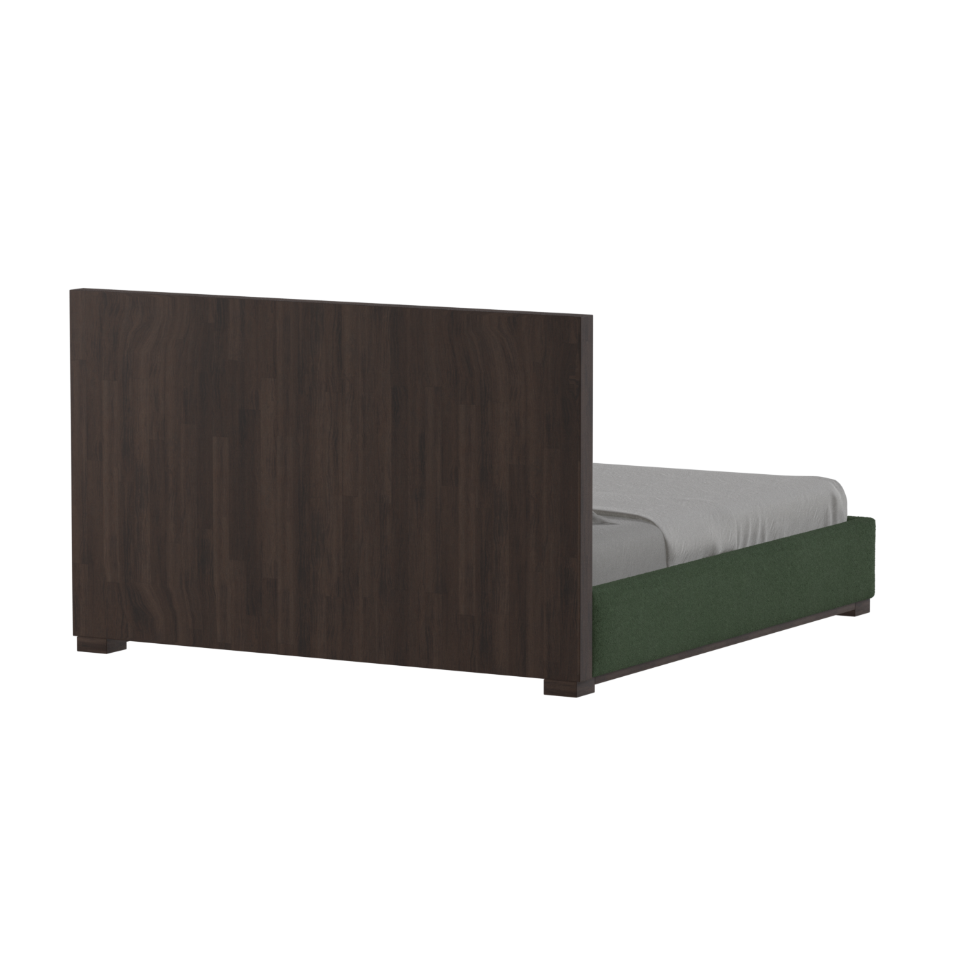 Ava Bed with Framed Vertical Headboard Panels