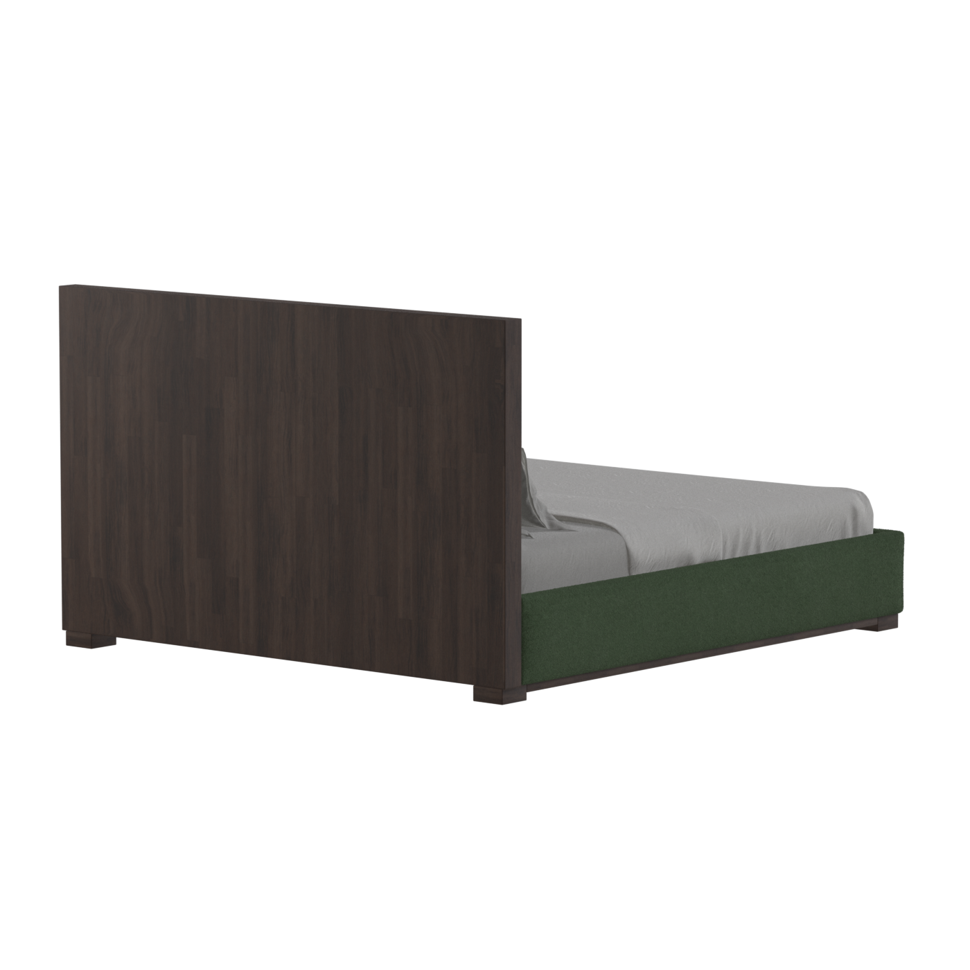 Ava Bed with Framed Vertical Headboard Panels