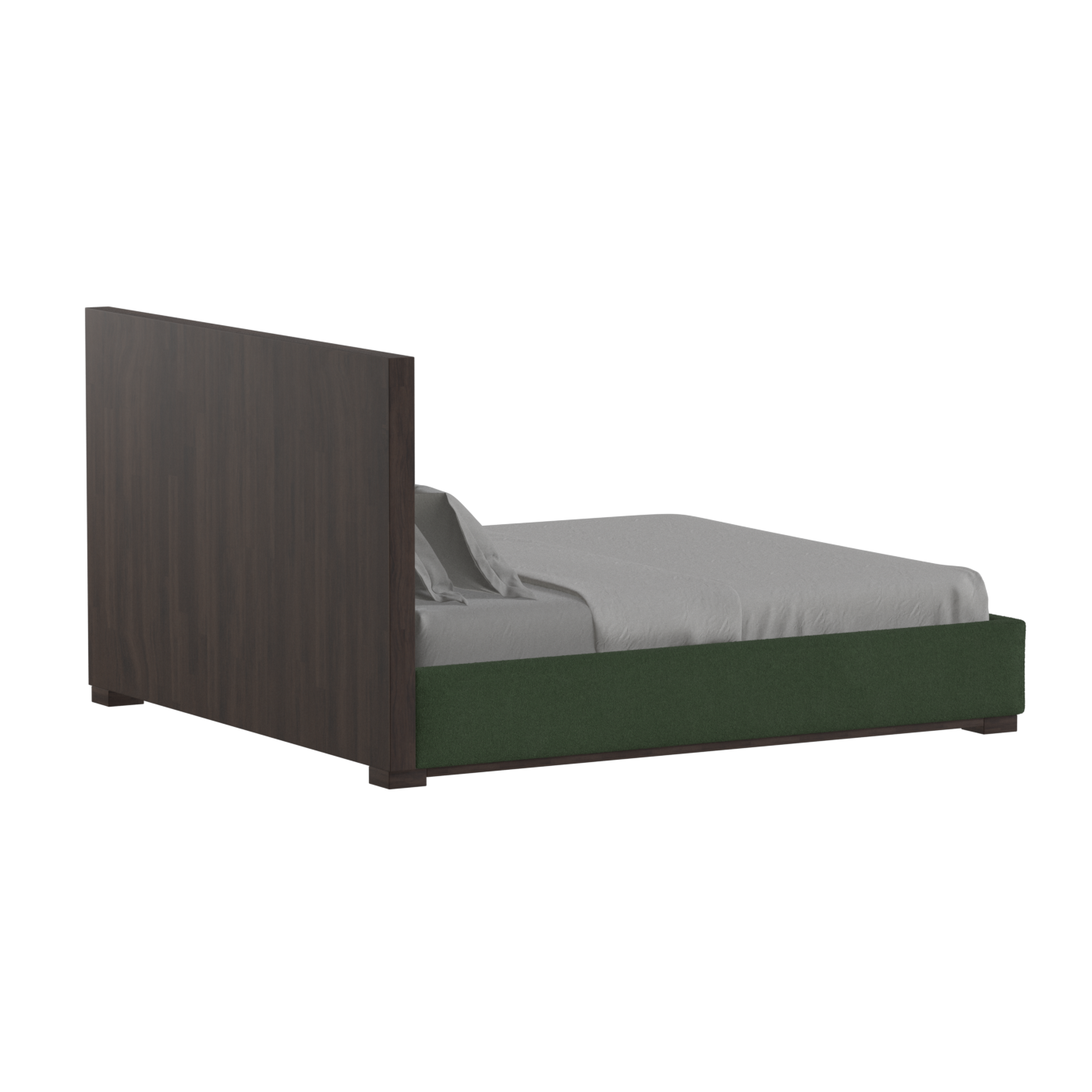 Ava Bed with Framed Vertical Headboard Panels