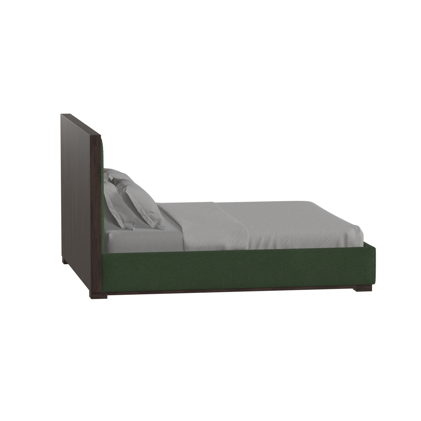 Ava Bed with Framed Vertical Headboard Panels
