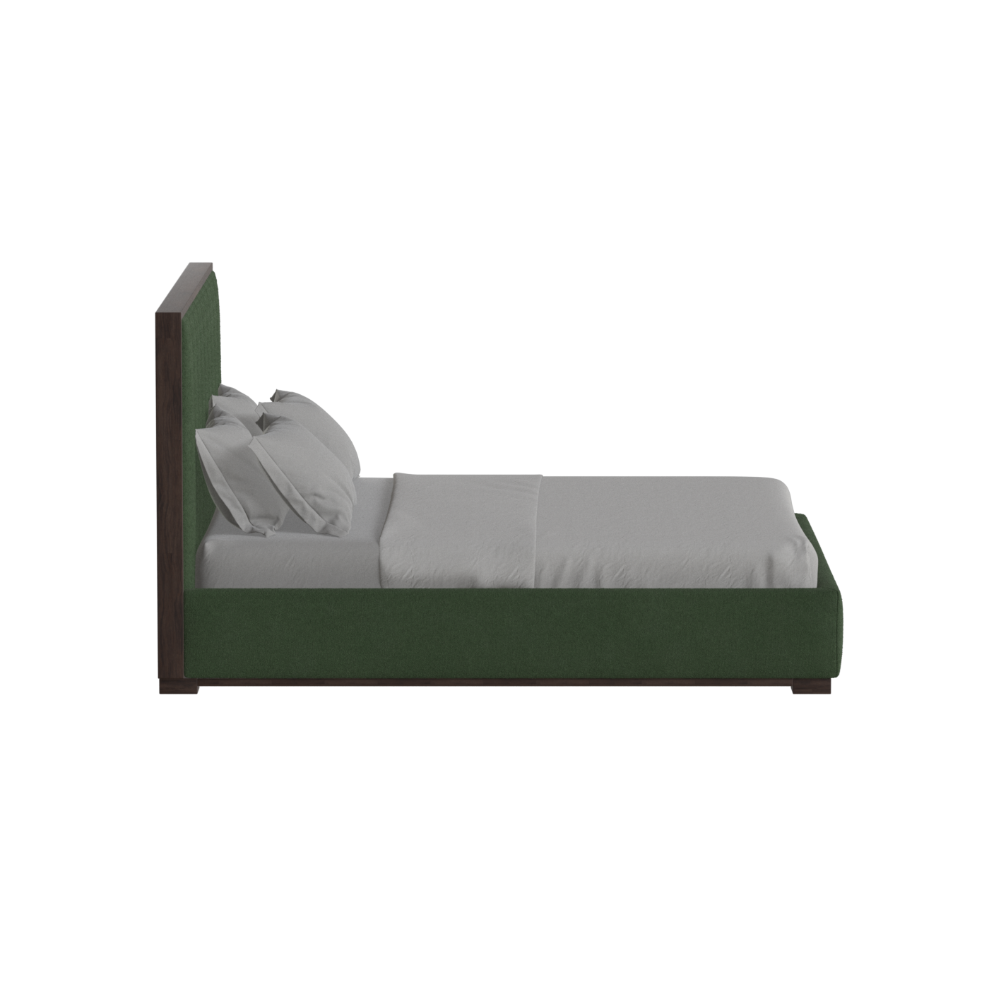 Ava Bed with Framed Vertical Headboard Panels