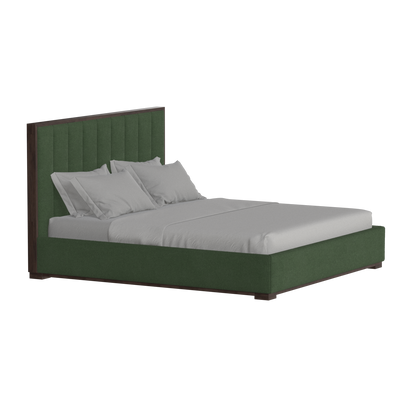 Ava Bed with Framed Vertical Headboard Panels