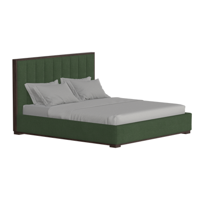 Ava Bed with Framed Vertical Headboard Panels