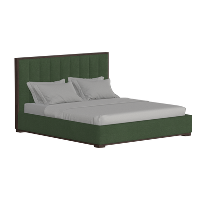 Ava Bed with Framed Vertical Headboard Panels
