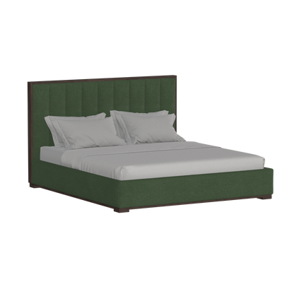 Ava Bed with Framed Vertical Headboard Panels