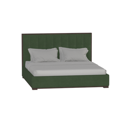 Ava Bed with Framed Vertical Headboard Panels